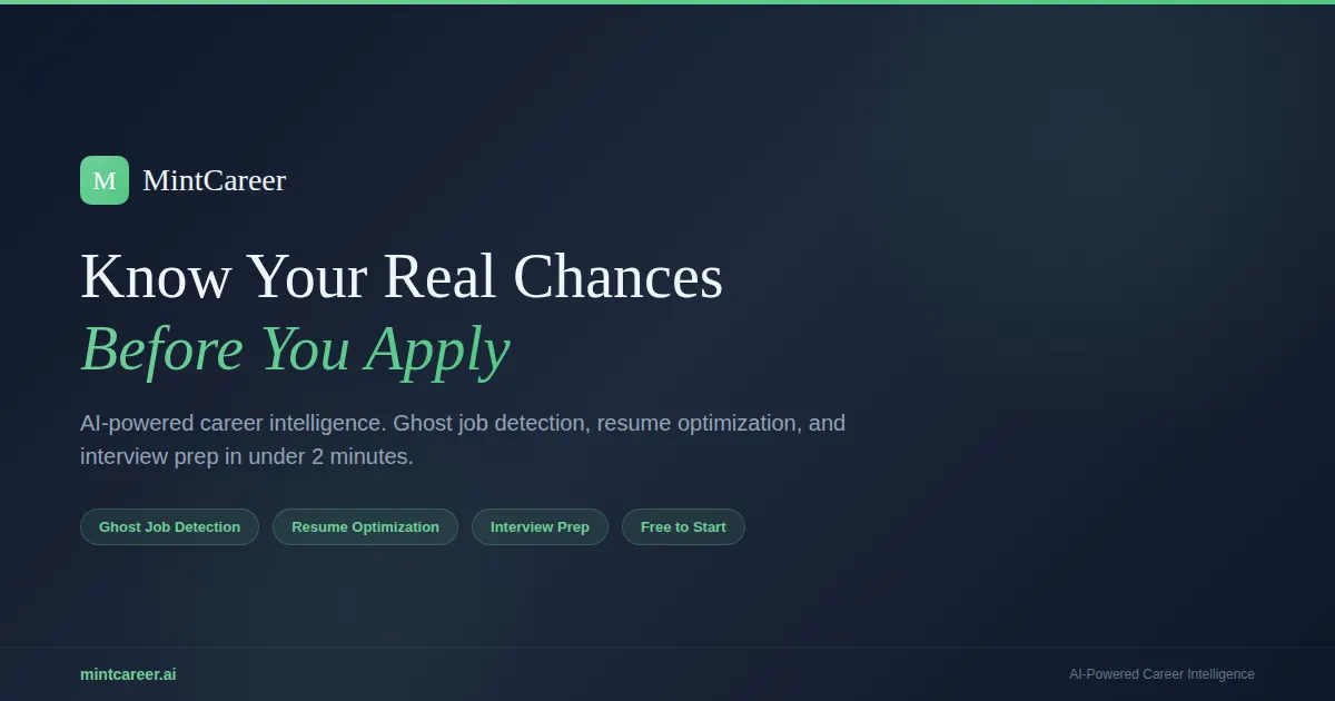 Ghost Jobs 2026: 10 Red Flags & a Verification Checklist